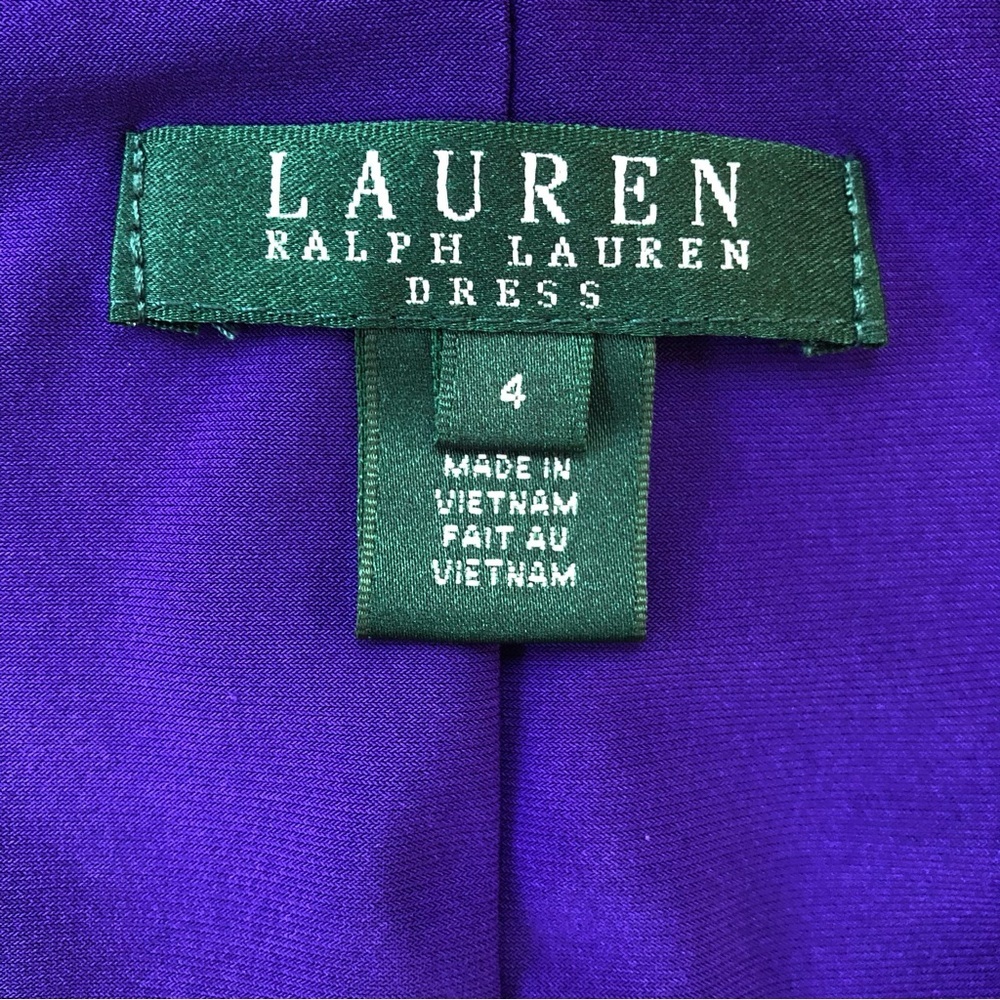 Lauren Ralph Lauren Deep Purple Midi Dress - Picture 9 of 11